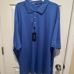 NWT Polo Ralph Lauren Men's Classic Polo Shirt Blue 4XB Brand New